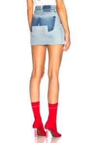 Vetements Denim Mini Skirt In Blue
