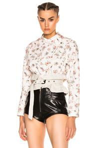 Isabel Marant Teo Jacket In Floral,white