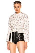 Isabel Marant Teo Jacket In Floral,white
