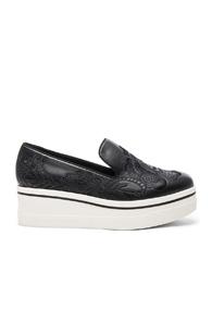 Stella Mccartney Binx Platform Shoes In Black,floral