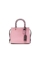Coach 1941 Colorblock Snake Rogue Bag In Pink,animal Print
