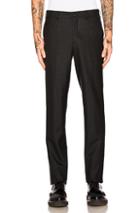 Comme Des Garcons Homme Plus Wool & Silk Trousers In Black,checkered & Plaid