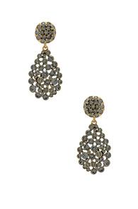 Oscar De La Renta Classic Teardrop Earrings In Metallics