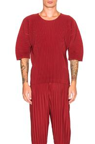 Issey Miyake Homme Plisse Shirt In Red