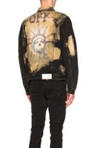 Off-white Slim Jacket In Black,neutrals,ombre & Tie Dye