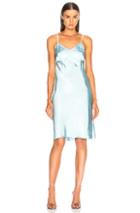 Helmut Lang Compact Slip Dress In Blue