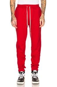 Fear Of God Heavy Terry Sweatpants In Red