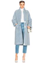 Apiece Apart Las Nubes Sheep Shearling Coat In Blue