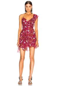 Isabel Marant Manda Dress In Floral,purple