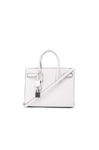 Saint Laurent Baby Double Face Sac De Jour In White