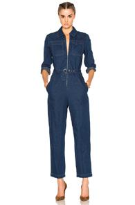A.p.c. Truck Jumpsuit In Blue