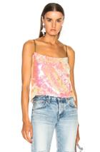 Sandy Liang Scales Sequin Cami Top In Pink