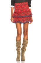 Isabel Marant Etoile Naomi Skirt In Floral,red