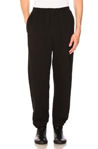 Alexander Wang Dense Fleece Sweatpants In Black