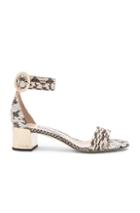 Jimmy Choo Leather Jamie 40 Sandal In Animal Print,neutral
