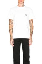 Calvin Klein 205w39nyc Heavy Jersey Short Sleeve Tee In White