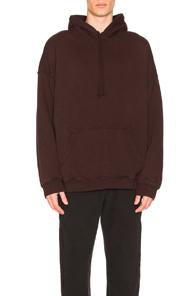 Yeezy Season 5 Single Layer Hoodie In Red