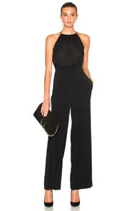 L'agence Regina Jumpsuit In Black