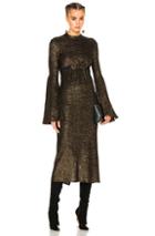 Ellery Gasp Dress In Black,metallics