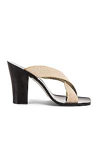 Lemaire Strappy Heel Sandal In Neutral,black