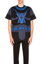 Givenchy Graphic Tee In Black,blue,stripes