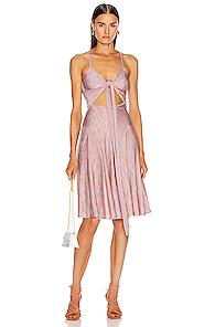 Jacquemus Monaco Dress In Blue,pink