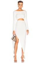 Baja East For Fwrd Cut Out Dress In White