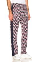 Valentino Track Pants In Abstract,blue,red