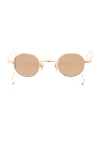 Thom Browne Limited Edition Round Sunglasses In Metallics