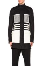 Rick Owens Ribbed Field Jacket In Black