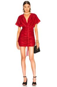 Magda Butrym Reno Dress In Abstract,red