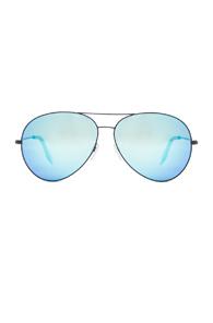 Victoria Beckham Forward Exclusive Classic Aviator In Blue