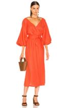 Mara Hoffman Francesca Dress In Orange