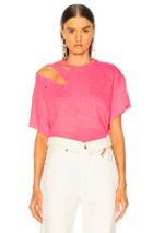 Amiri Slash Tee In Pink