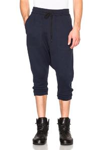 Nlst Soft Fleece Knit Harem Sweatpants In Blue