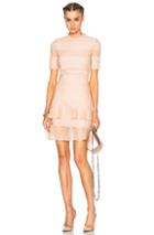 Alexander Mcqueen Bandage Mini Dress In Pink,metallics