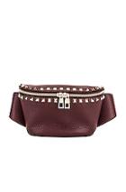 Valentino Rockstud Belt Bag In Purple