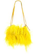 Marques ' Almeida Feather Bag In Yellow