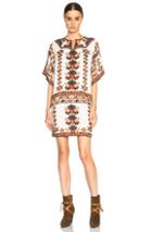 Isabel Marant Sully Printed Story Dress In White,floral,neutrals