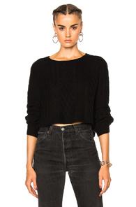 Theperfext Ella Cable Top In Black