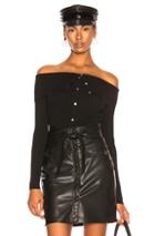 Frame Fold Up Cardigan Top In Black