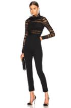 Zuhair Murad Lace Low Back Jumpsuit In Black