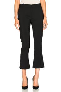Toteme Vichy Crop Pant In Black