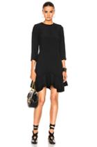 Chloe Crepe Sable Dress In Black