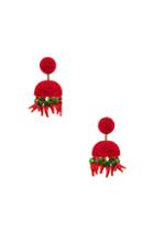 Rebecca De Ravenel Paprika Earrings In Red