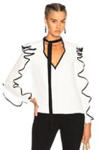 Alexis Darcy Top In Black,white