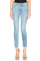 Paige Denim Hoxton Ankle Zip In Blue