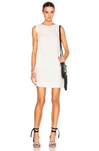 Raquel Allegra Sleeveless Shift Dress In White