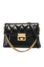 Givenchy Small Quilted Leather Gv3 In Black
