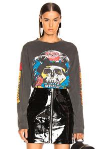 Madeworn Guns N' Roses Long Sleeve In Black,gray